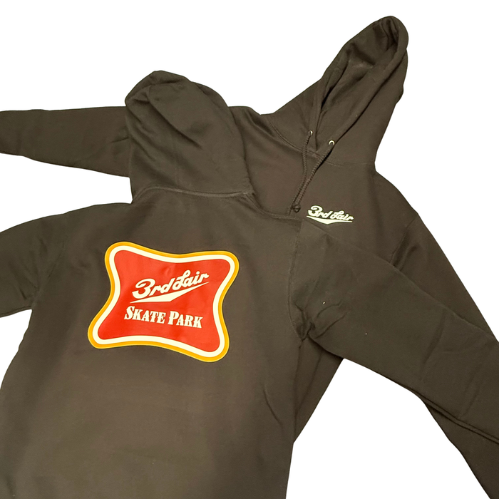 3RD LAIR CHAMPAGNE OF SKATEPARKS HEAVYWEIGHT P/O HOODIE (BLACK)