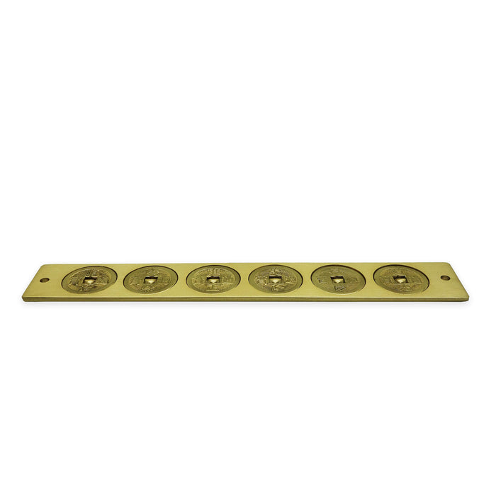 7.8" Six Emperors Coins Strip/Ruler