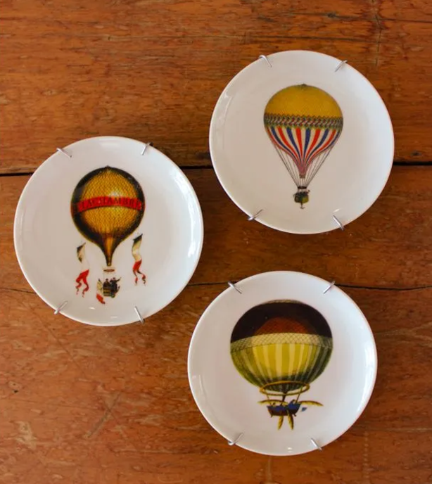 Balloon Porcelain Mini Plate Set
