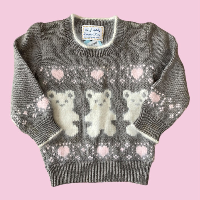 beautiful bear sweater fits 2/3y