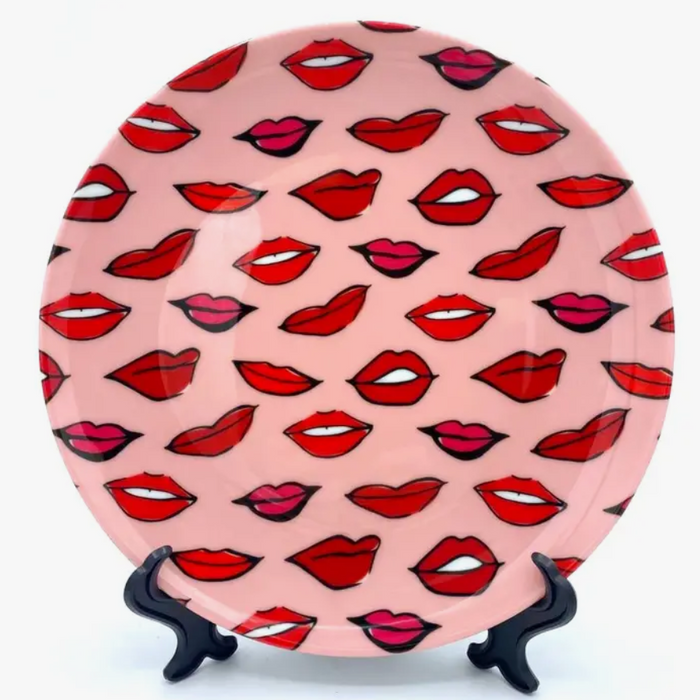 red and pink lippy