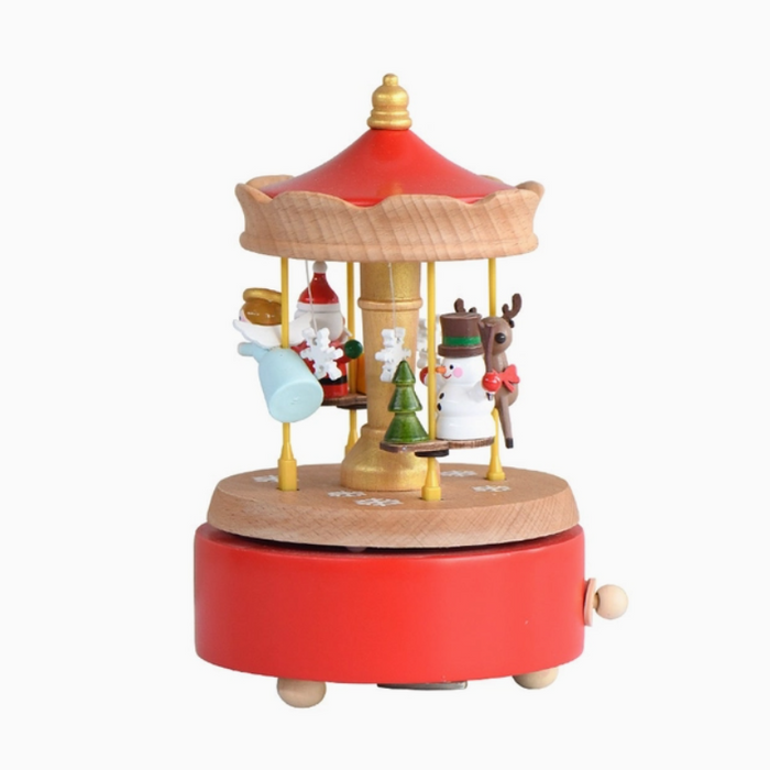 Christmas Music Box - Santa Carousel