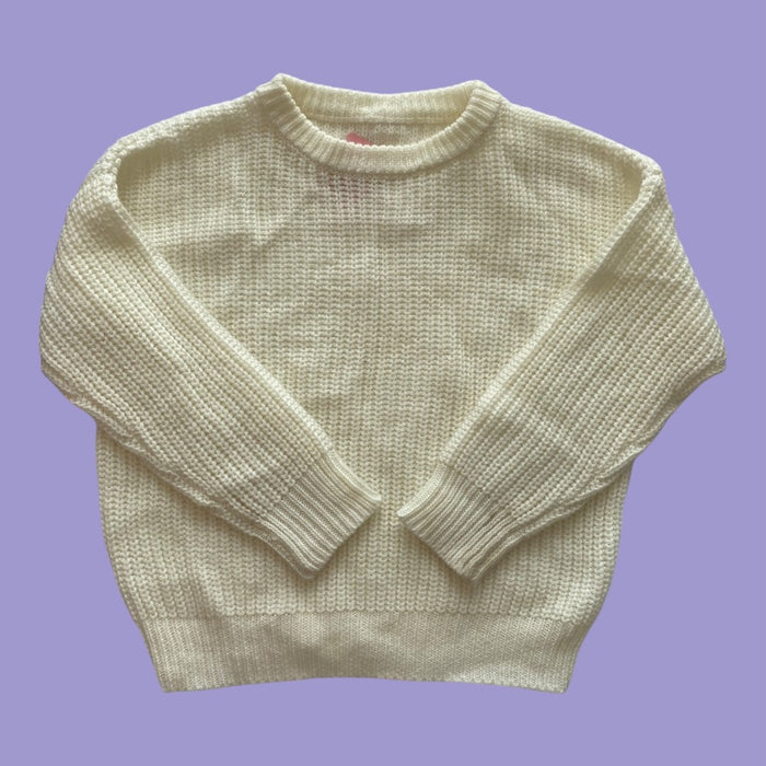 cream sweater fits 4/5y
