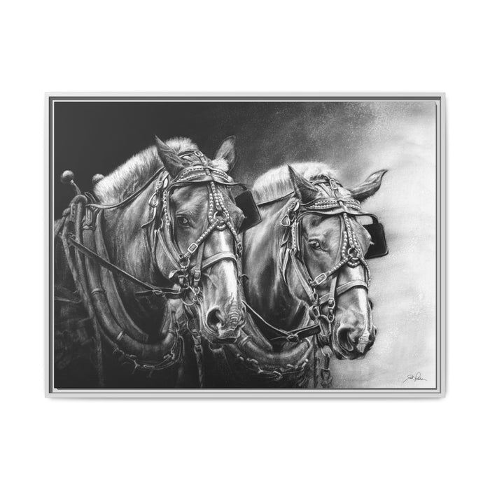 40" x 30" (Horizontal) / White / 1.25"