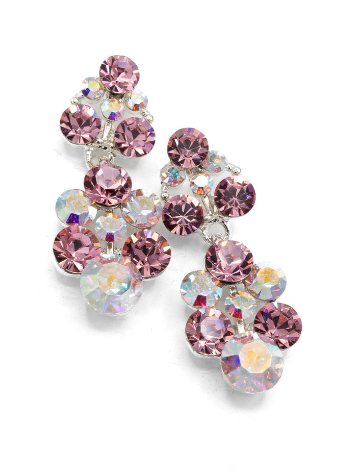 Eliza Benton Grace Earring Light Rose/AB Mix
