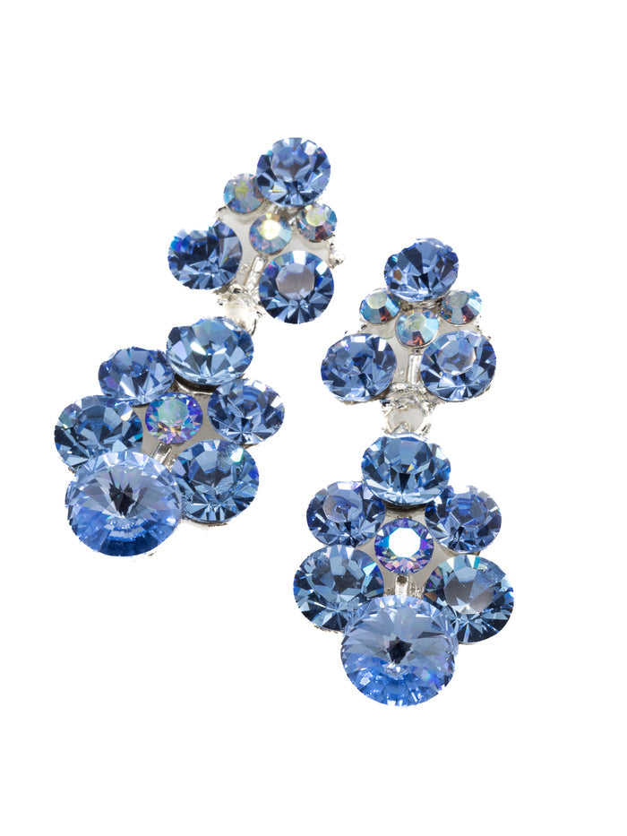 Eliza Benton Grace Earring Light Sapphire