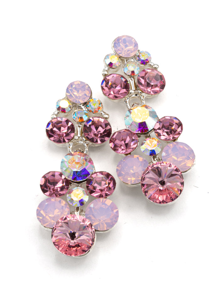 Eliza Benton Grace Earring Rose Opal Mix