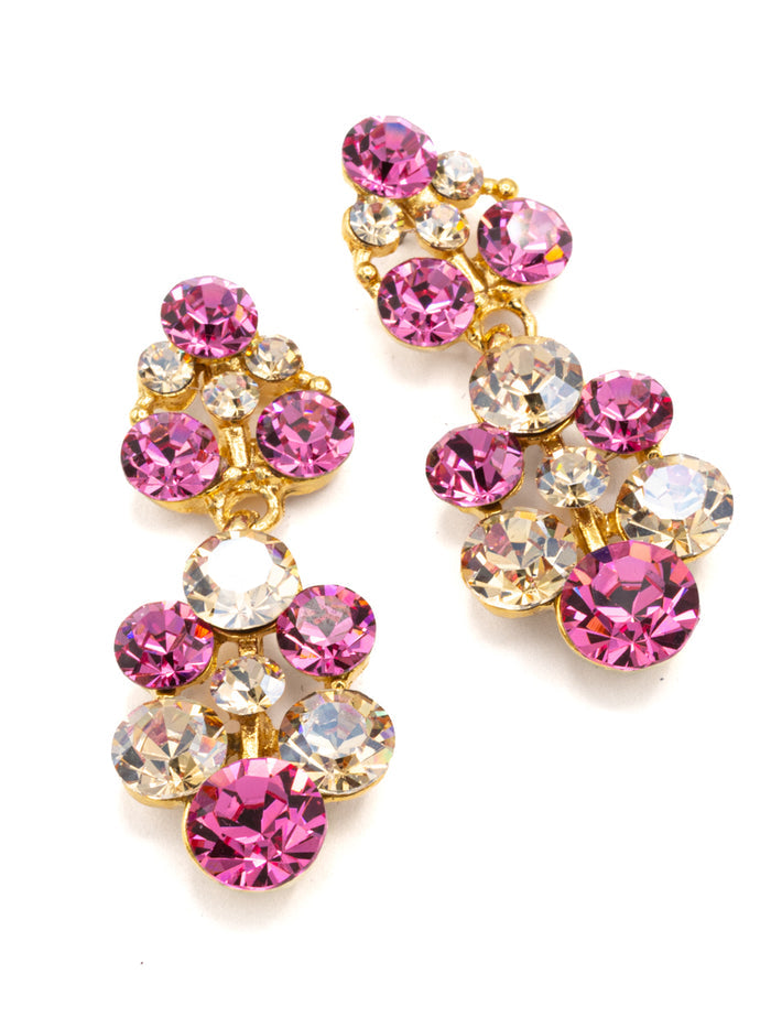 Eliza Benton Grace Earring Rose/Gold Mix