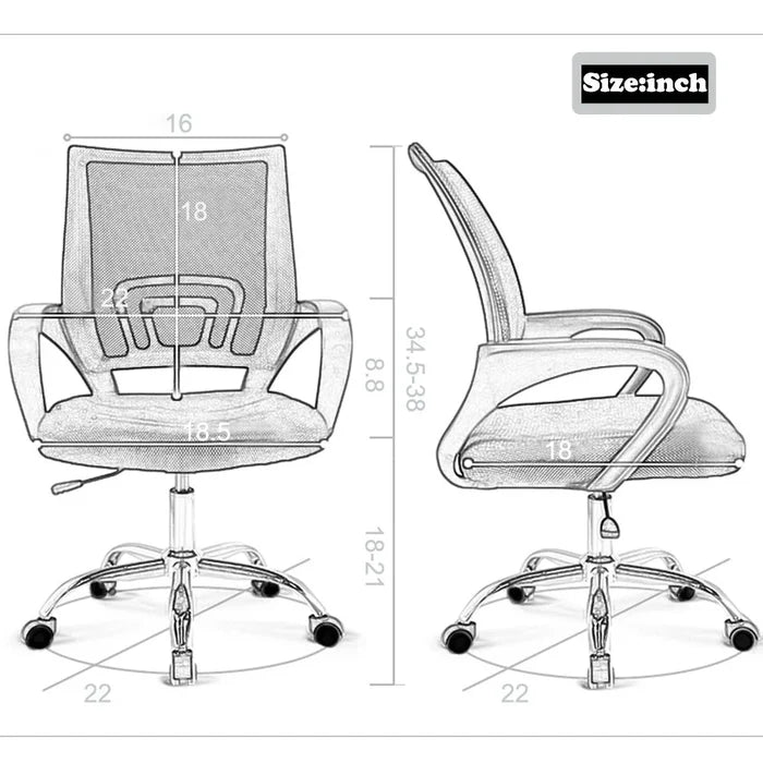 Ergonomic Adjustable Mesh Office Chair