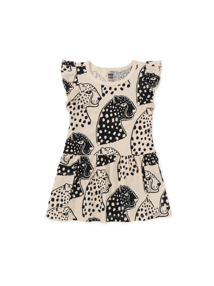Flutter Sleeve Pocket Dress