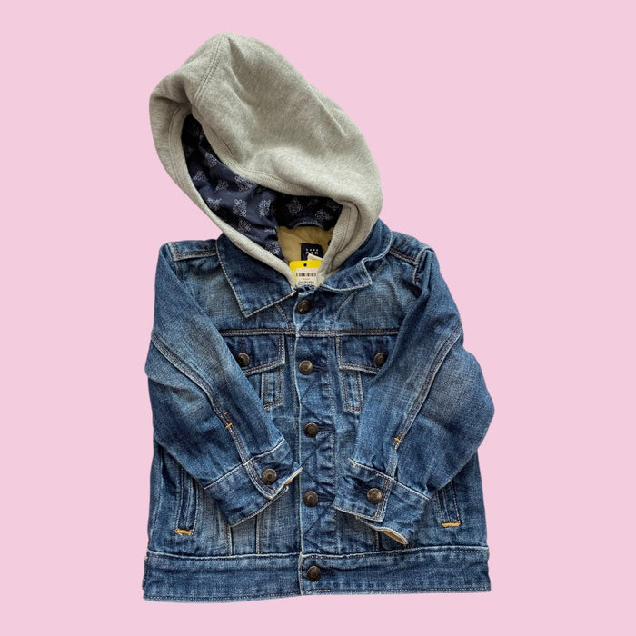 Gap Hooded Denim Jacket 3Y