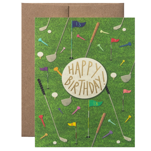 Golf Greeting Card
