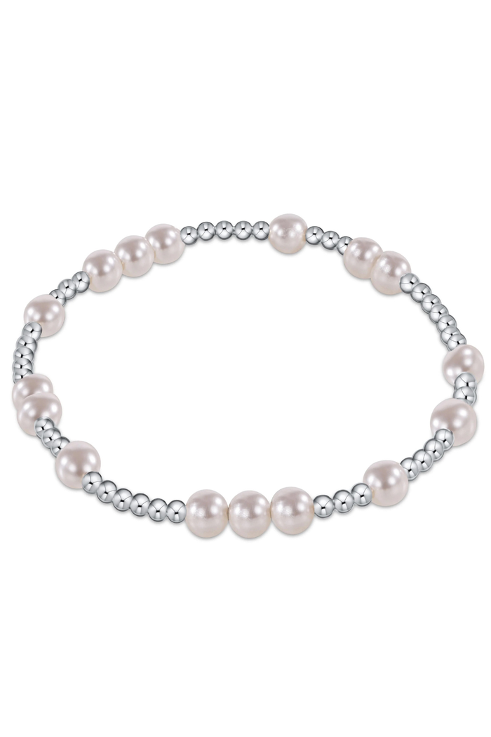 Hope Unwritten Pearl 5mm Sterling Bracelet