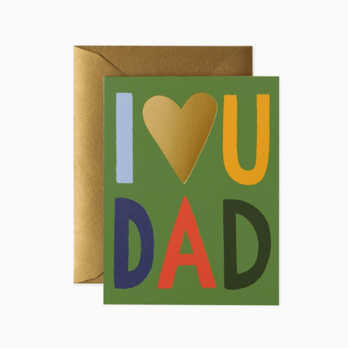 I Love You Dad Card