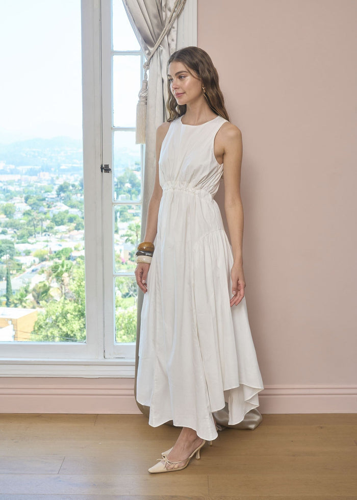 WHITE MAXI DRESS