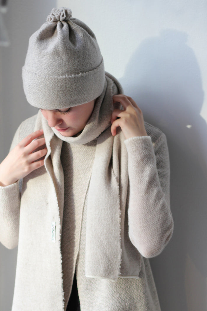 Knitworks Knitted Beanie Grey