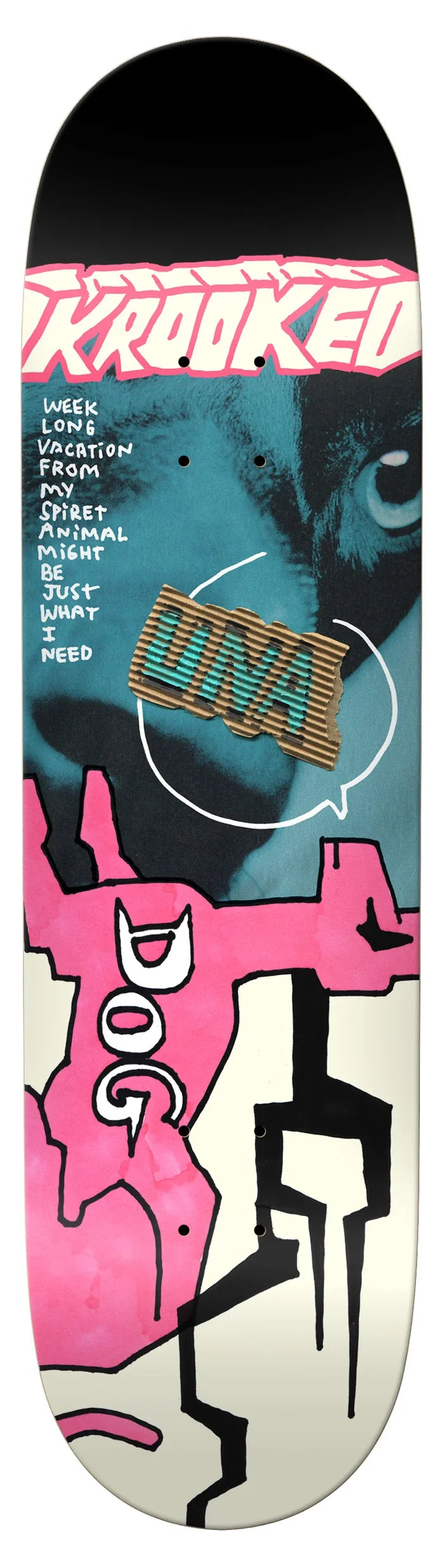 KROOKED UNA SPIRET ANIMAL TRUE FIT DECK (8.5)
