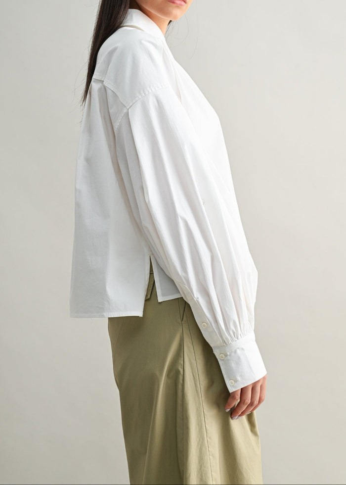 COLLARED WHITE TOP