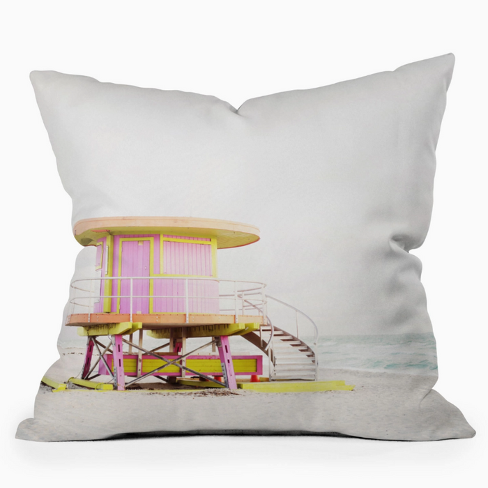 Miami Throw Pillow
