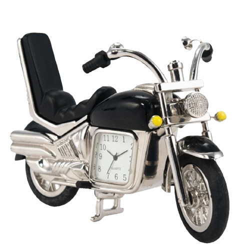 Motor Cycle Desk Clock