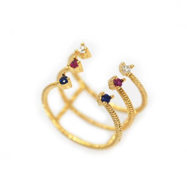 Multi Colored Stone Ring