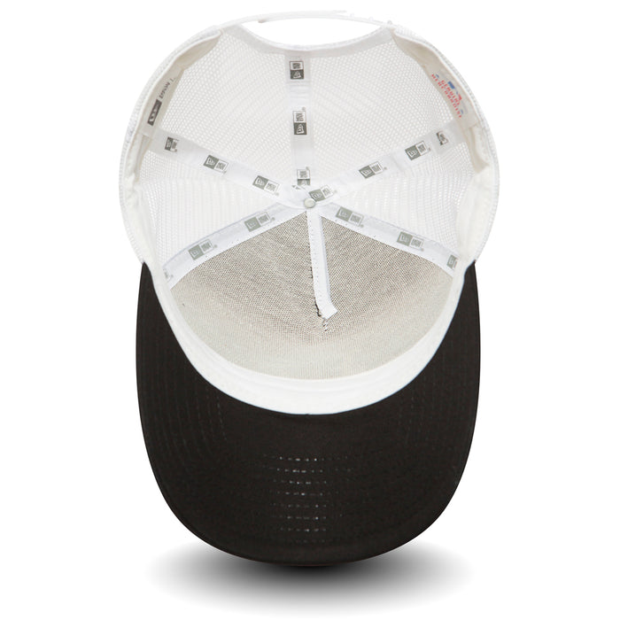 NEW ERA LA Dodgers Clean Black A-Frame Trucker Cap