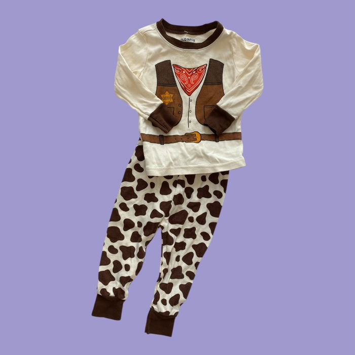 old navy pjs 12-18m
