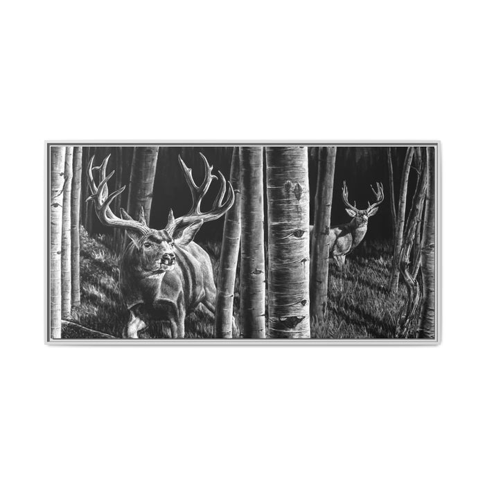 60" x 30" (Horizontal) / White / 1.25"