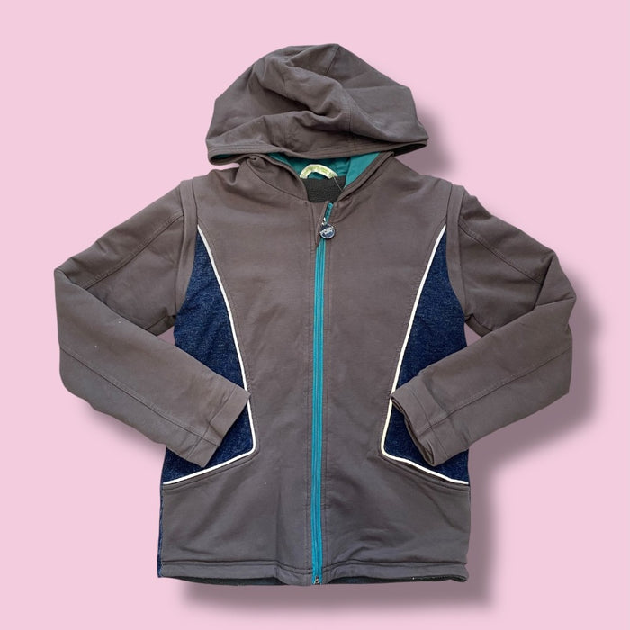 pk beans grey zip 7y