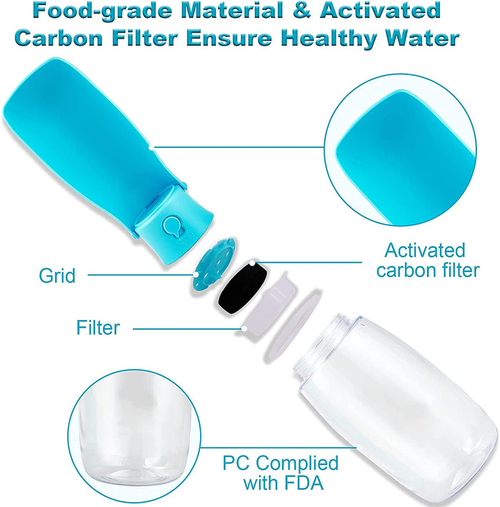 Portable Travel Dog Water Bottle Dispenser