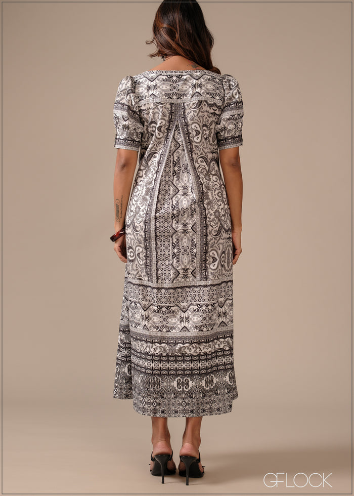 Printed Dress - 290726