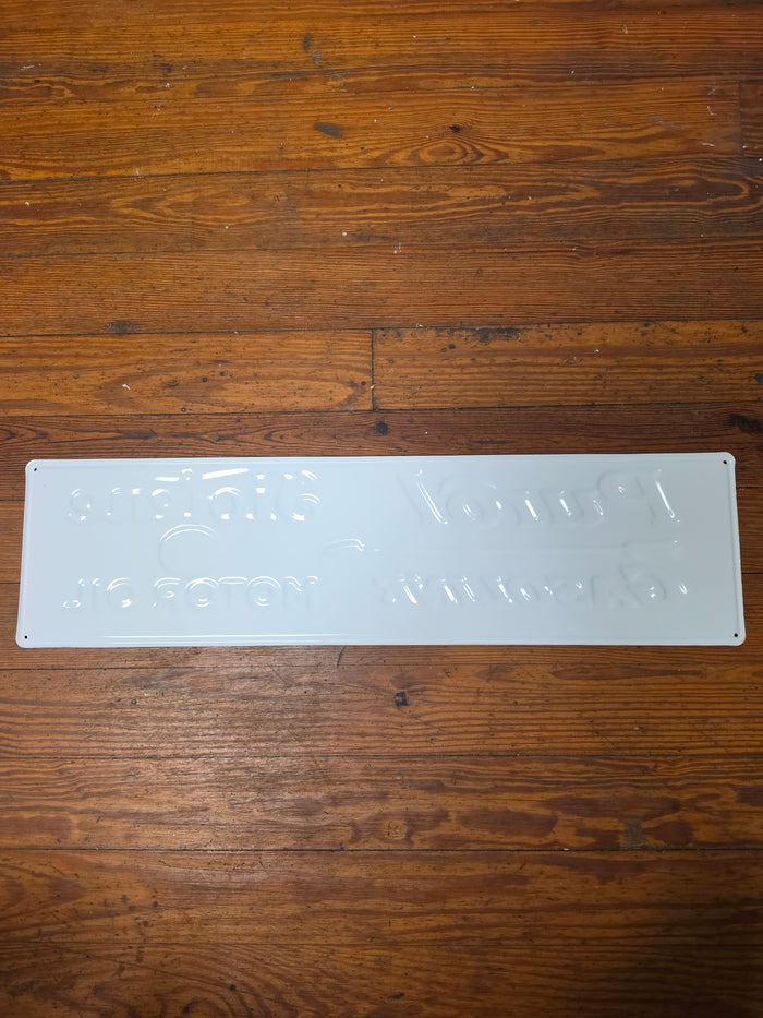 PUROL Gasoline/TIOLENE Motor oil metal sign