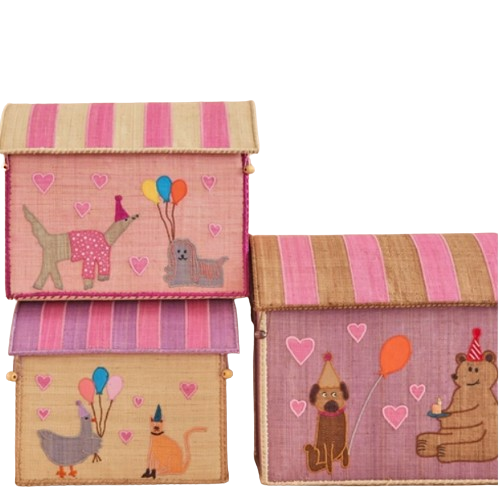 Raffia Storage House