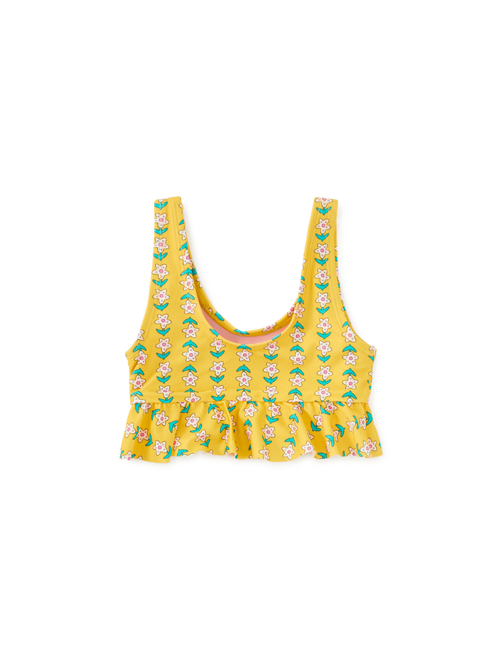 Ruffle Tankini Swim Top