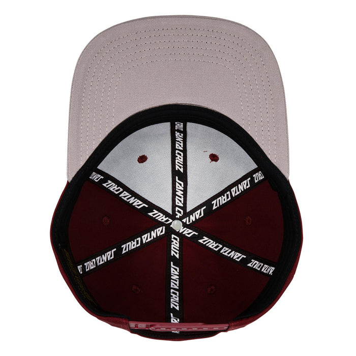 SANTA CRUZ NATAS MFG PANTHER STRUCTURED SNAPBACK HAT