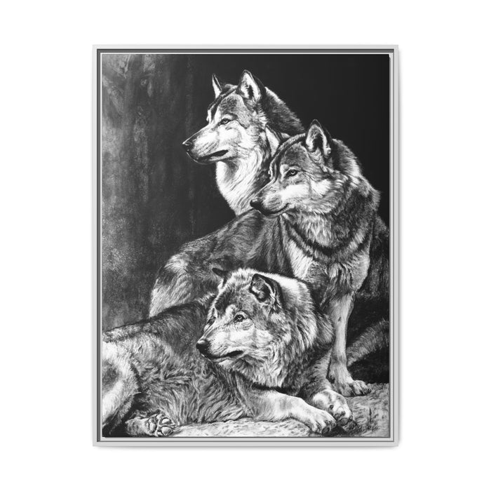 30" x 40" (Vertical) / White / 1.25"