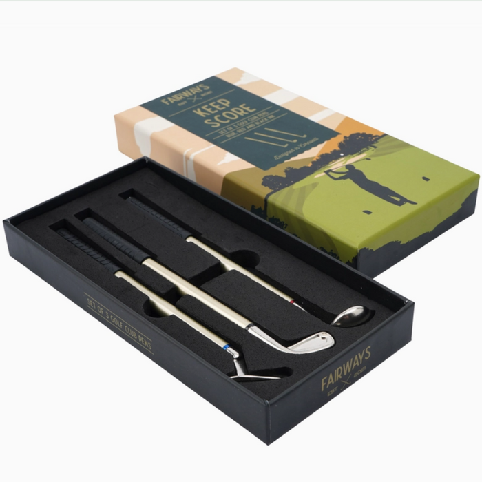 Set Of 3 Golf Club Pens