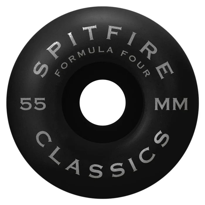 SPITFIRE F4 TEAM FLORAL CLASSIC BLACK WHEELS (55MM/99DU)