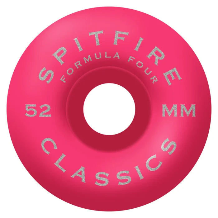 SPITFIRE F4 TEAM FLORAL CLASSIC PINK WHEELS (52MM/99DU)