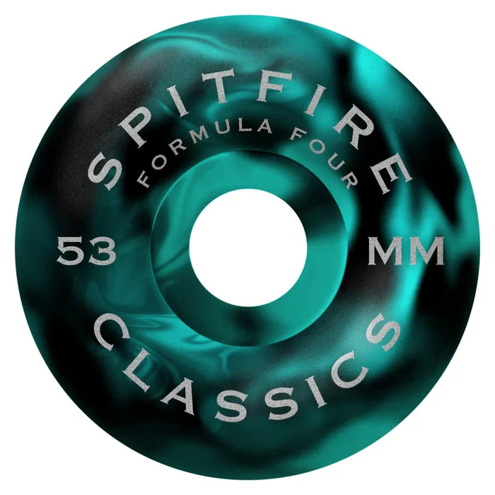 SPITFIRE F4 TEAM FLORAL CLASSIC SWIRL WHEELS (53MM/99DU)