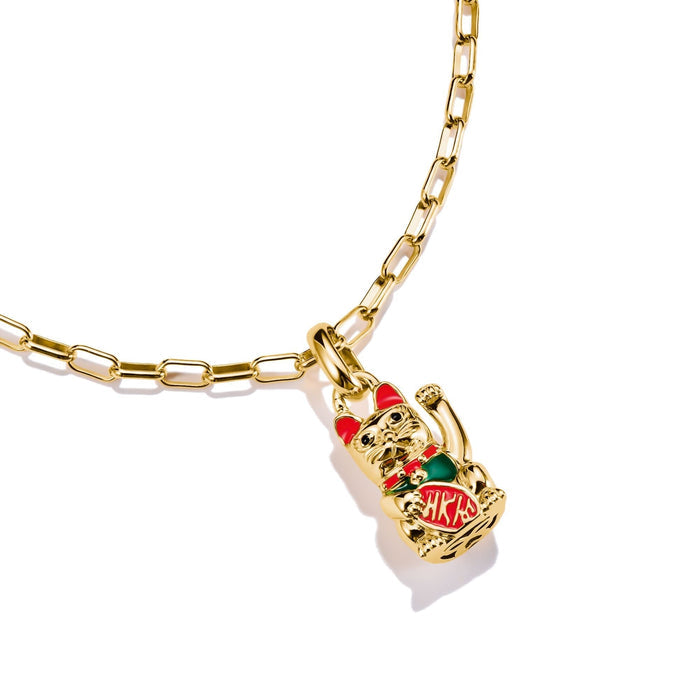 THOMAS SABO Connect Charm colourful waving cat