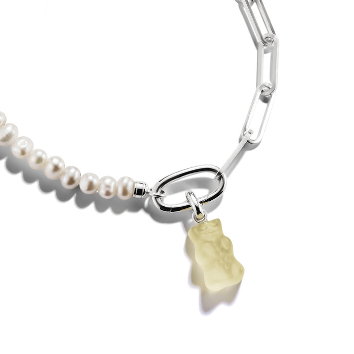 THOMAS SABO Connect Charm Goldbear in white