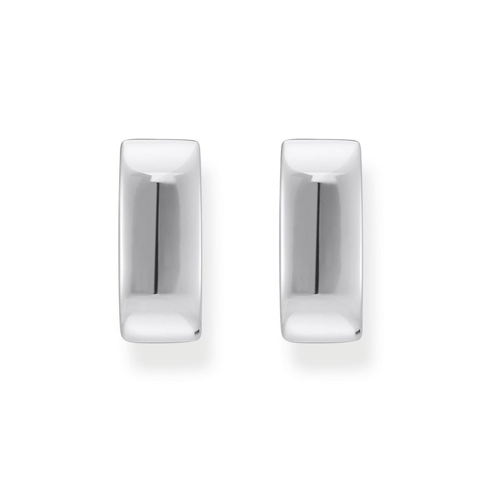 THOMAS SABO Hoop earrings in angular shape Medium