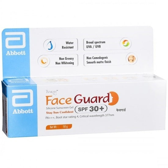 Tvaksh Face guard Sunscreen Gel spf-30, 50gm