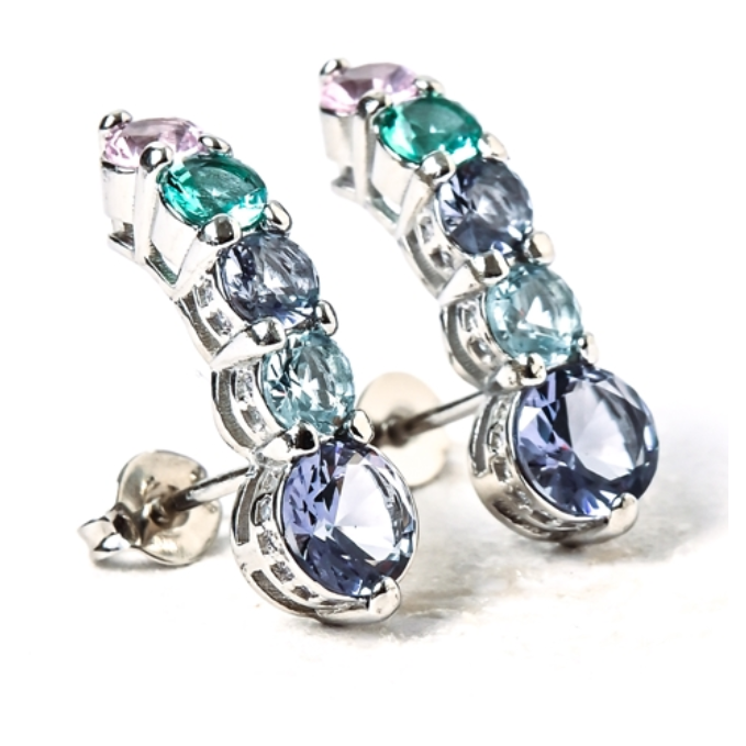 Violet Climber Earring