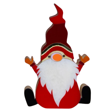 Wood Gnome Statue