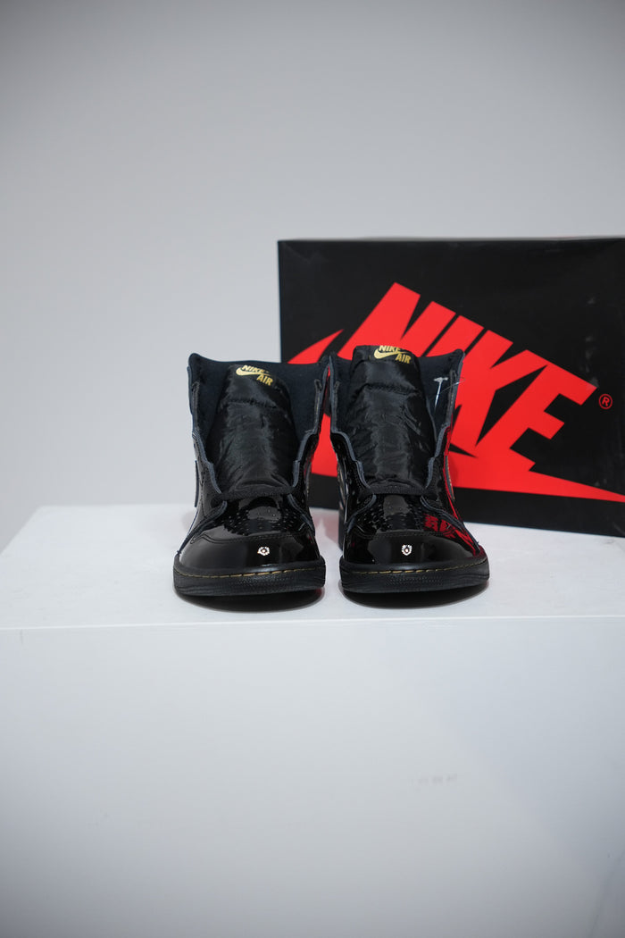 Jordan 1 High Black Metallic Gold (Taille 37,5)