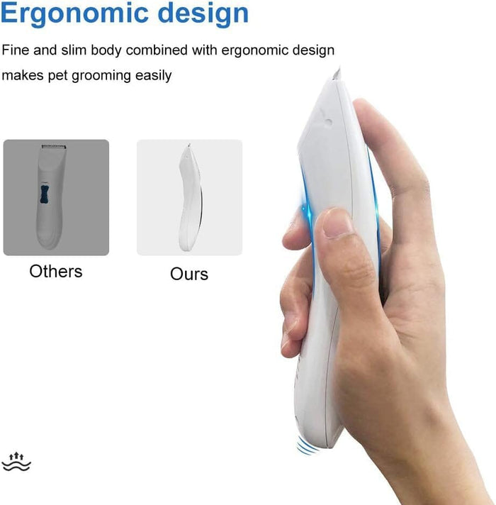 2-in-1 Detachable Premium Blades Dog Hair Trimmers Pet Clever