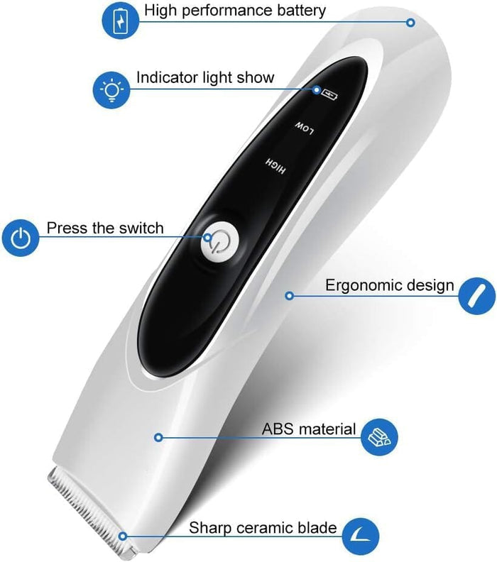 2-in-1 Detachable Premium Blades Dog Hair Trimmers Pet Clever