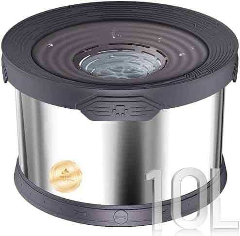 2.6 Gallon/10L Large Capacity Spill-Proof Dog Bowls Dog Bowls & Feeders Pet Clever